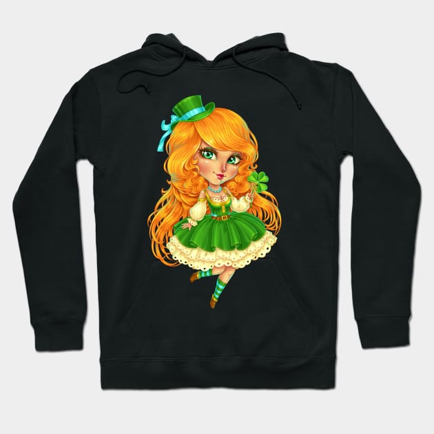 St. Patrick Chibi Hoodie by Dimary